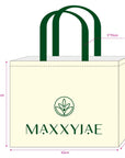 MaxxyJae's eco-friendly cotton tote bag: stylish, durable, and perfect for everyday use. Carry it all with love for the planet!