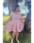 This 100% cotton summer dress with adjustable straps ensures the perfect fit & breezy comfort. Shop your new go-to dress!