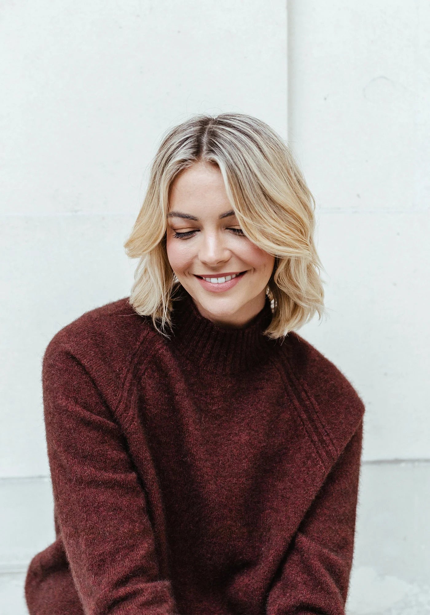 "Indulge in luxury with our rust merino sweater. Crafted for elegance and warmth. Shop the look!"