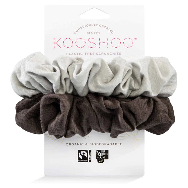 Enhance your hair routine with Kooshoo's must-have hair scrunchie. Embrace eco-conscious style effortlessly.