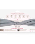 "Elevate your style with our grounding gray twist headband. Organic comfort meets fashion-forward flair. Shop now!"