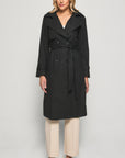 Step out in style with our black trench coat. Classic, versatile, and perfect for every outfit. Don't miss out on this wardrobe essential.