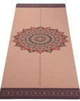 "Eco-friendly cork yoga mat: Soft surface, super grip base, moisture-wicking, odor-resistant, naturally antibacterial."