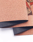 "Cork yoga mat: Environmentally friendly, soft surface, non-slip base, moisture-wicking, odor-resistant."