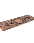 "Eco-friendly cork yoga mat: Soft surface, super grip base, moisture-wicking, odor-resistant, naturally antibacterial."