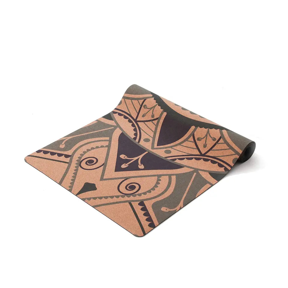 "Cork yoga mat: Environmentally friendly, skin-friendly, soft surface, non-slip base, moisture-wicking, odor-resistant."