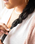 Experience the difference with Kooshoo hair ties. From gym sessions to glam nights out, achieve flawless styles effortlessly.