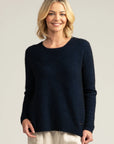 Experience ultimate comfort with our navy blue merino wool sweater. Soft, breathable, and stylish—your new wardrobe essential. Order yours today!