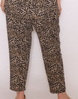 "Step into comfort and style with plus-size soft cotton leopard print pants. Tailored for curves, designed for confidence. Buy now and slay the day
