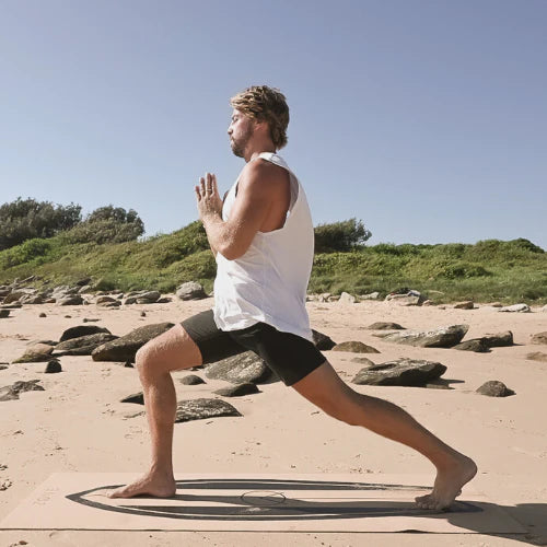 "Cork yoga mat for surfers: Eco-conscious choice with skin-friendly, soft surface for optimal comfort and grip."
