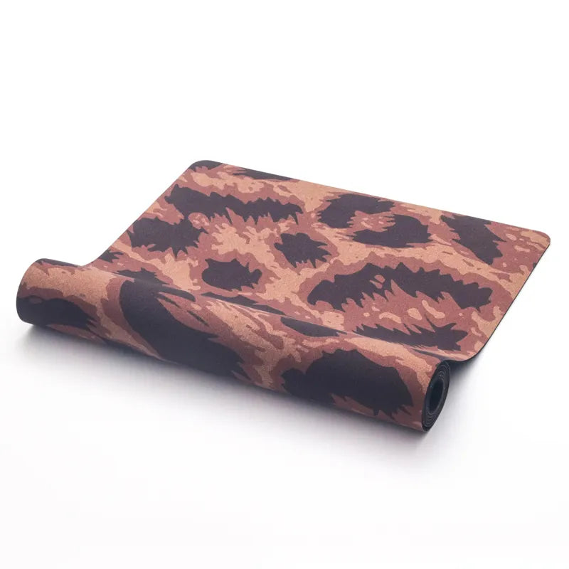 "Cork yoga mat: Environmentally friendly, soft surface, non-slip base, moisture-wicking, odor-resistant."