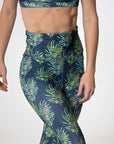 Full Length Lite Leggings ~ Green Leaf