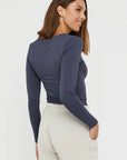 Bamboo Long Sleeve Top - Grey