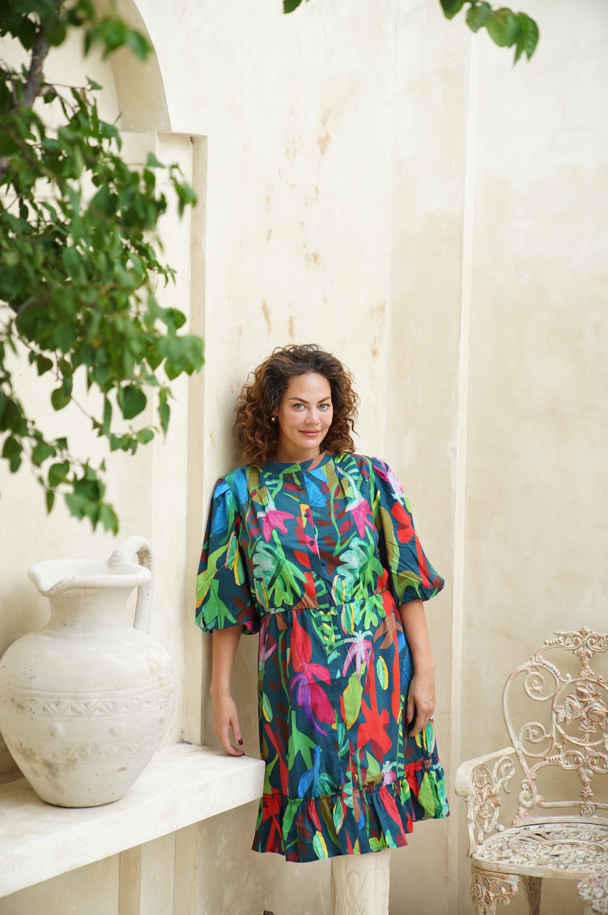Step into paradise with our Tropical Bloom Midi Dress. Elegant, comfortable, and perfect for any event. Order yours today and bloom beautifully!