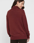 "Soft bamboo turtle neck jumper: Elevate your eco-conscious wardrobe with sustainable fashion."