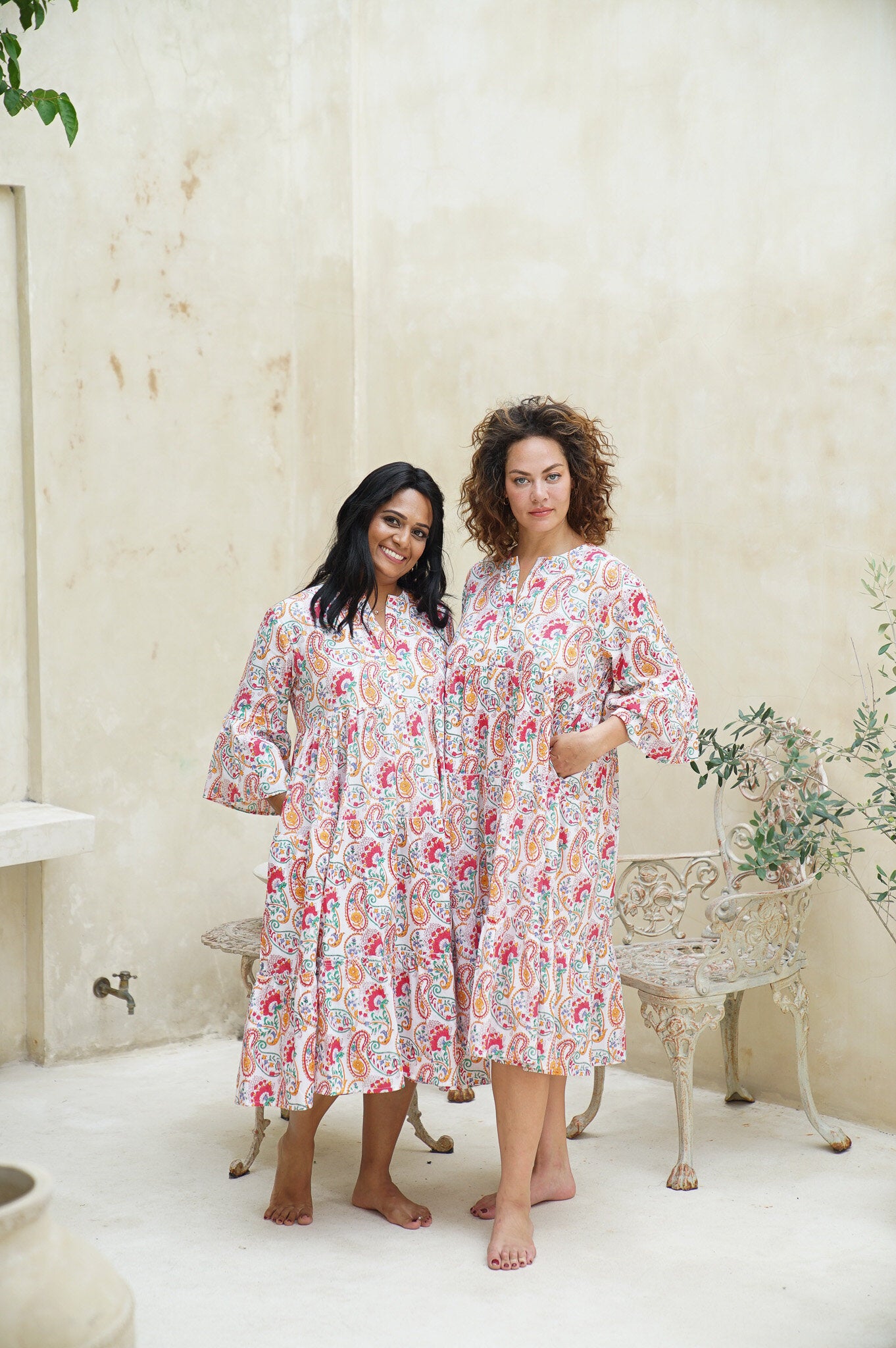 Turn heads in our red floral midi dress! Luxurious cotton, stunning design. Unleash your elegance - order now!