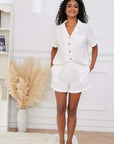 "Relax in style: Unwind in these chic cotton women's pjs, designed for ultimate softness and comfort."