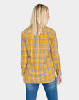 Elevate your style with our mustard long-sleeve cotton shirt. Soft, breathable, and perfect for any occasion. Shop now for a blend of comfort and fashion!