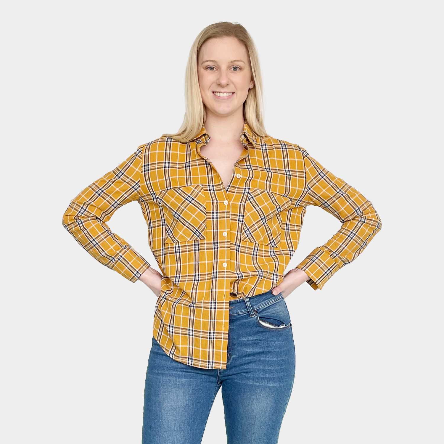 Upgrade your wardrobe with our mustard long-sleeve cotton shirt. Premium quality, stylish, and versatile. Grab yours now and stand out in comfort and style!