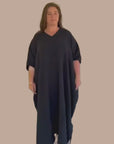 Shanti Baumwoll-Guaze-Kaftan ~ Pfeffer