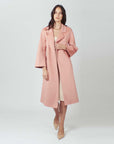 Indulge in elegance with our Pink Blush Luxe Wool Coat. Stay warm in style. Order yours today!