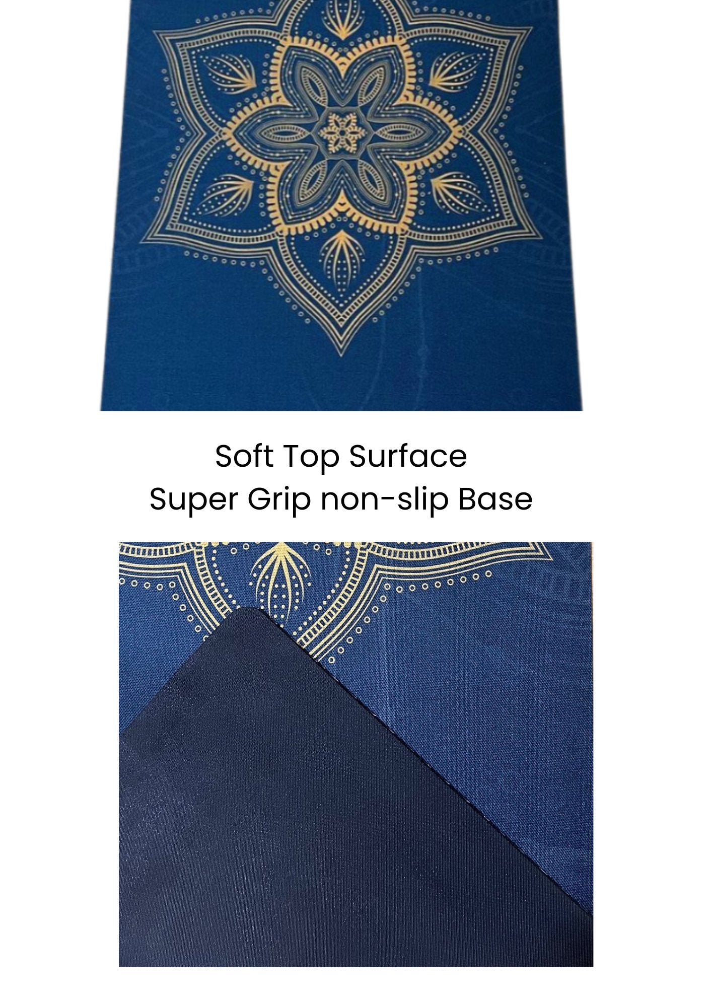 "Soft top hemp jute yoga mat: Eco-conscious design with a super grip non-slip base for added stability."