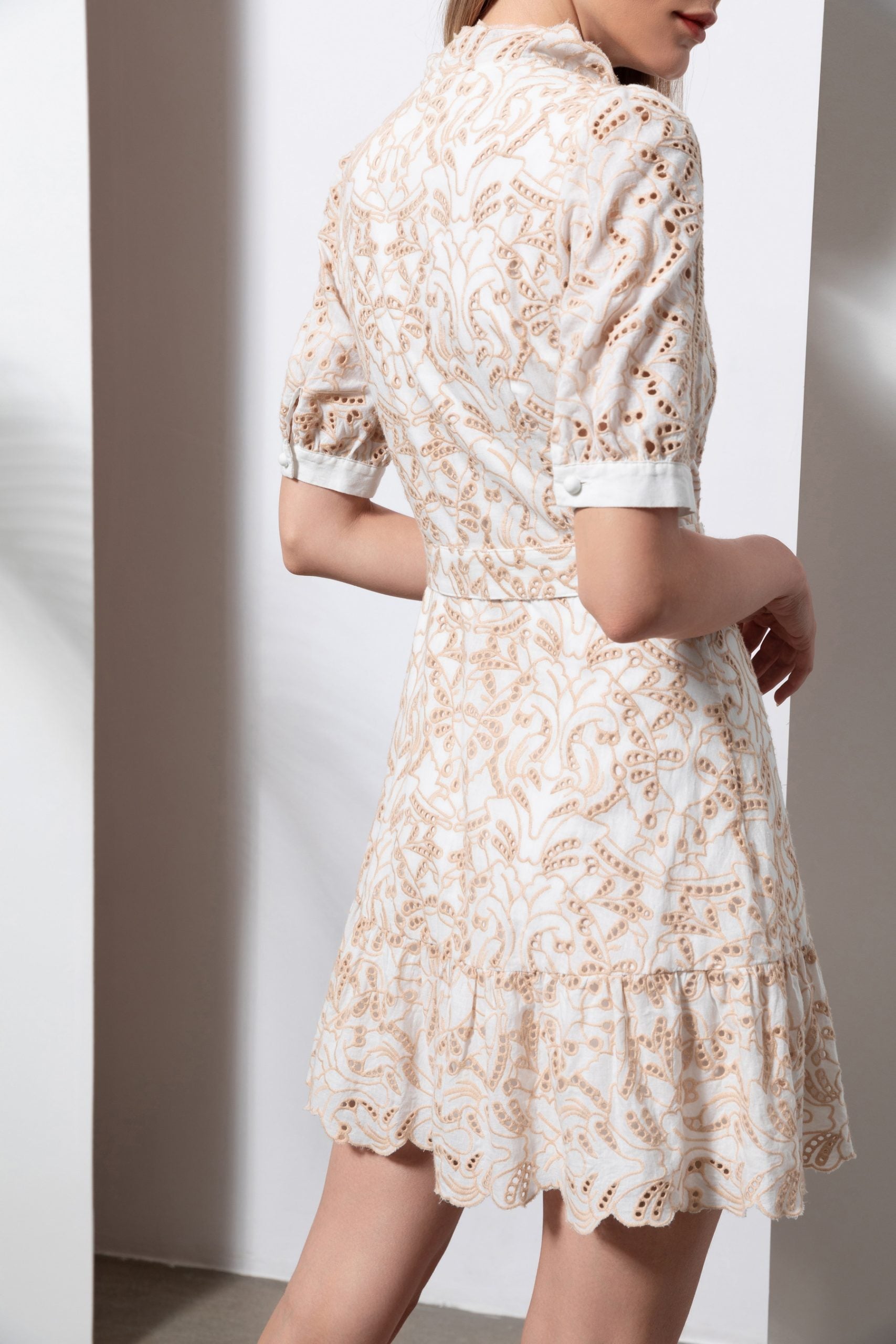 Elevate your style with our embroidered cotton white dress. Effortlessly chic and irresistibly elegant. Shop now!