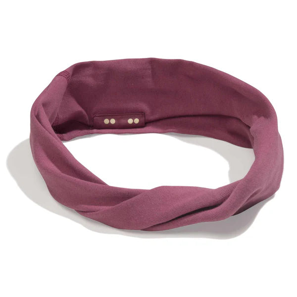 Discover KOOSHOO&#39;s Organic Twist Headband in Wild Ginger. Sustainable, stylish, and comfy – a must-have accessory for your wardrobe. Order yours today!