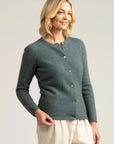 Effortless elegance: Pure Merino wool grey button up sweater, versatile, and irresistibly soft. Buy yours today!