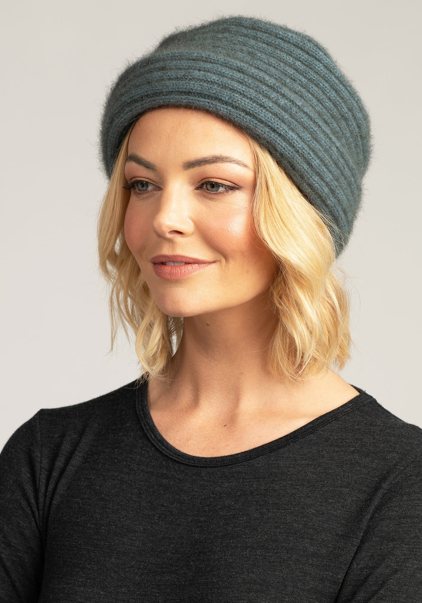 Elevate your winter look with our Grey Merino Knit Hat. Soft, stylish, and snug. Buy yours today!