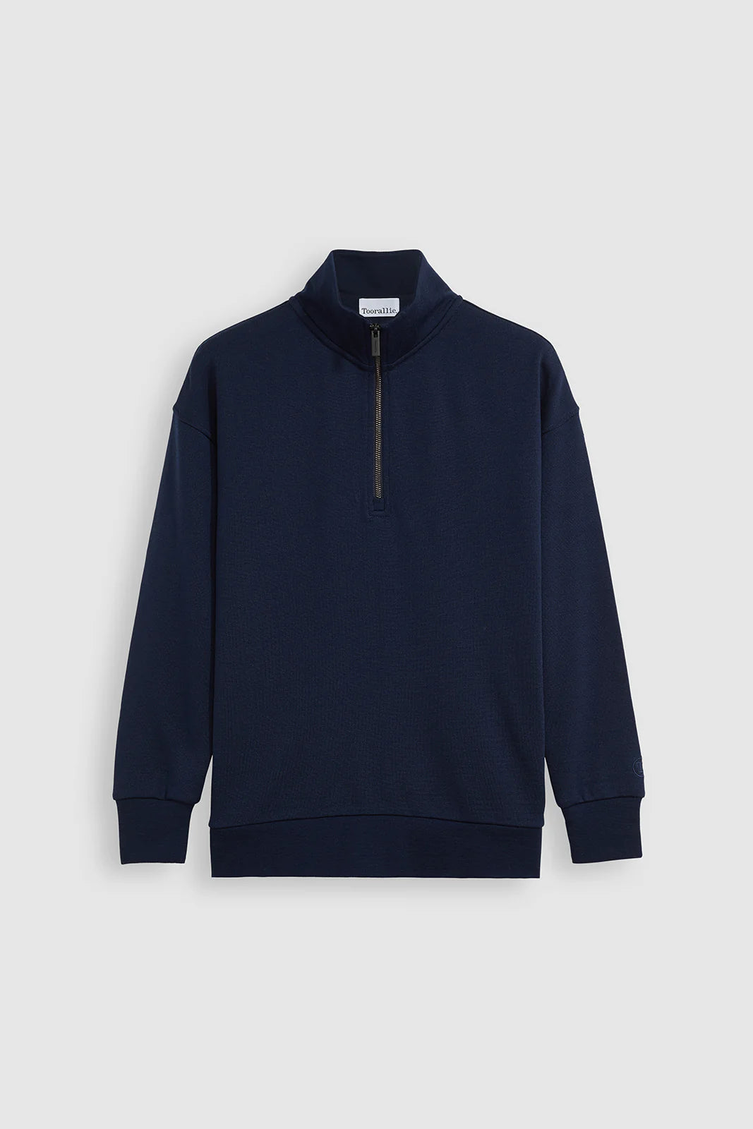 Upgrade your look with our navy Merino wool zip sweater. Unmatched comfort meets refined style.