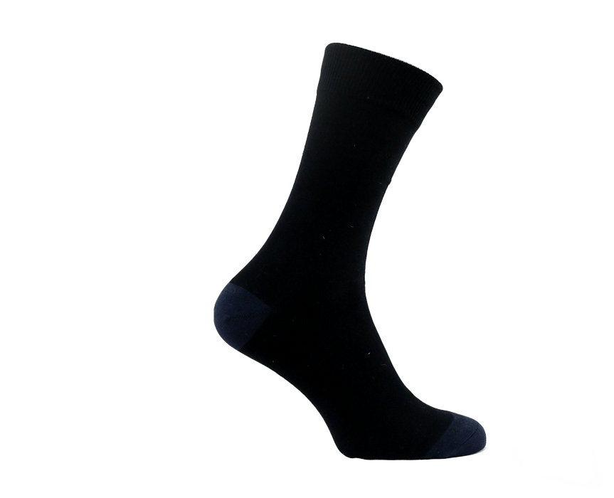 Step into luxury with our black bamboo socks. Ultra-soft, moisture-wicking, and durable. Elevate your sock game today!