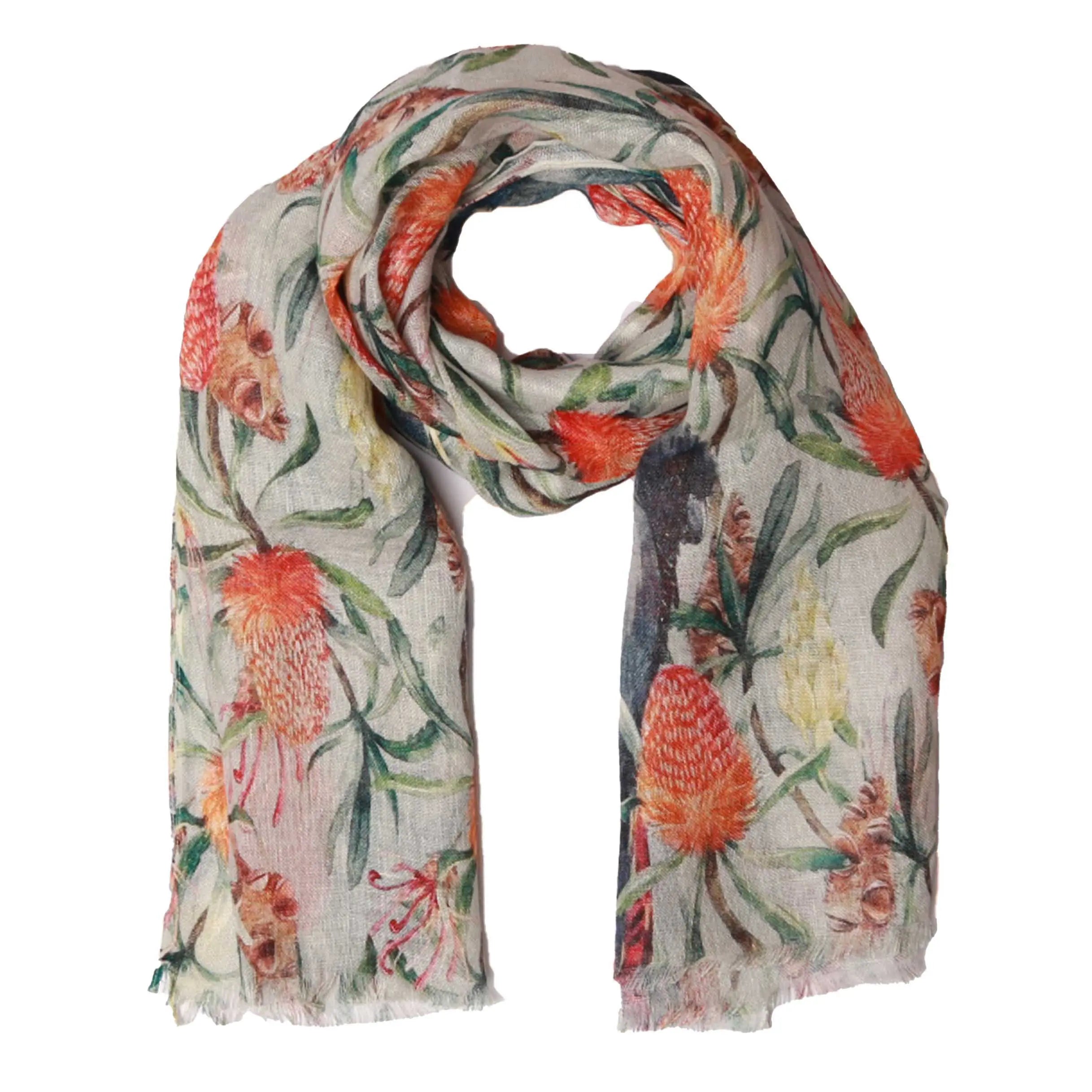 Transform your look with our floral scarves! Embrace sophistication and charm with every drape. Shop now!