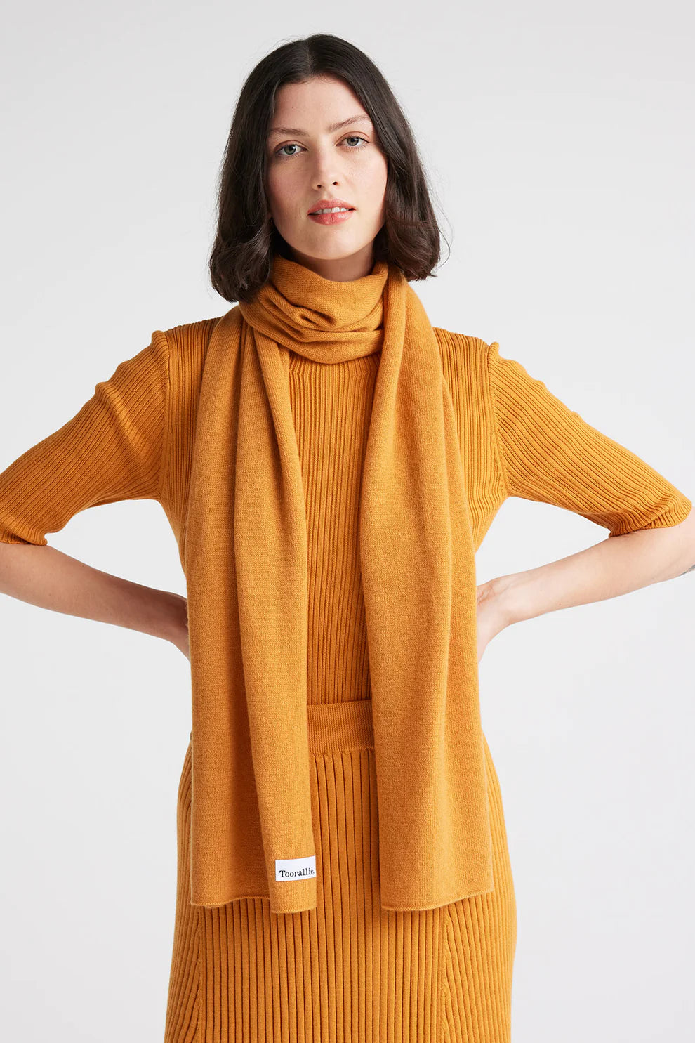 Stay cozy in style with our Mandarin Merino Lambswool Scarf. The perfect accessory for chilly days.