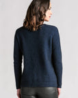 Elevate your wardrobe with our navy merino wool jumper. Luxurious comfort for any occasion!