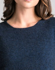 Indulge in comfort with our navy merino wool jumper. Effortless elegance for every day.