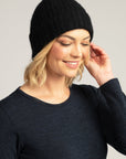 Stay snug in style! Our merino wool ribbed beanie keeps you warm and trendy. Get yours now!