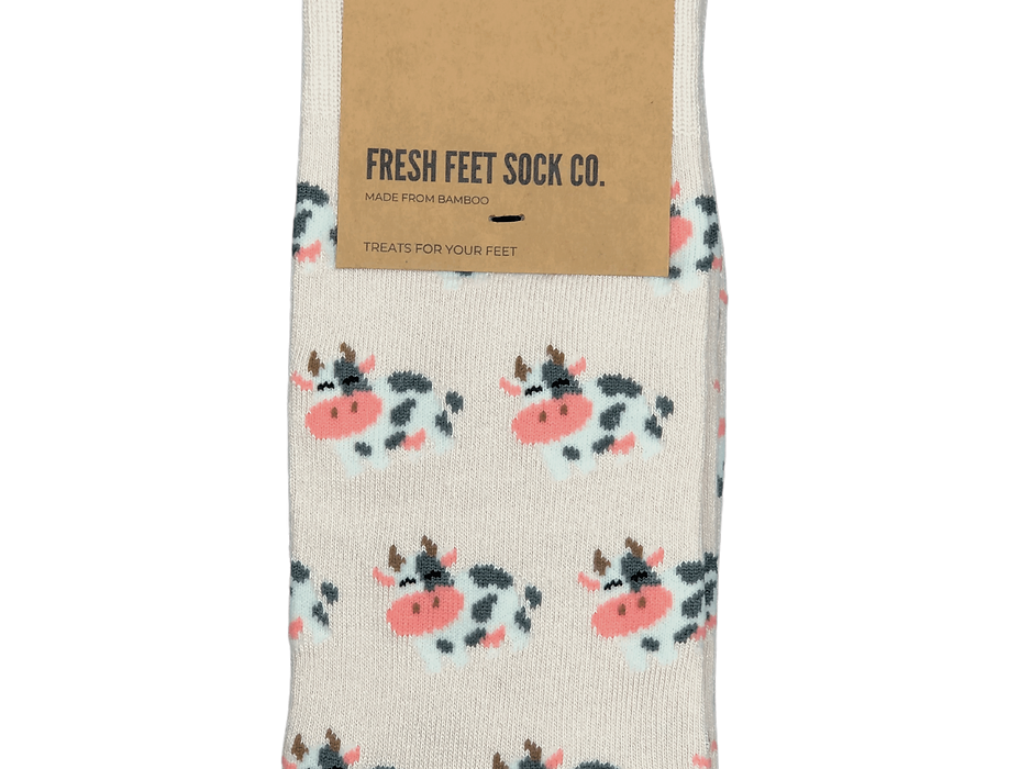 Wrap your feet in luxury with dairy cows bamboo socks. Hypoallergenic, odor-resistant, and eco-conscious. Shop now!